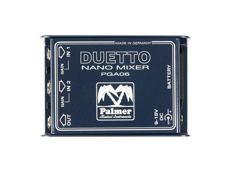 Palmer DUETTO - Nano Mixer for Guitars and Line Signals 